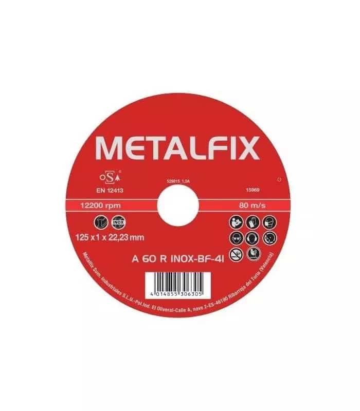 Disco Corte Acero Metalfix